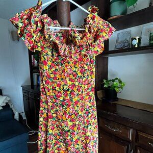 Vintage Floral Dress